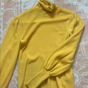 J.Crew Yellow Turtleneck Sweater